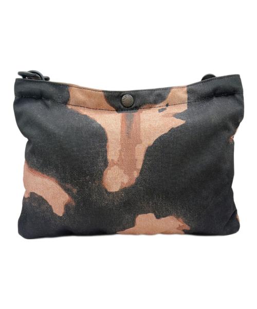 SUPREME（シュプリーム）Supreme (シュプリーム) THE NORTH FACE (ザ ノース フェイス) Bleached Denim Print Shoulder Bag ブラック×ブラウンの古着・服飾アイテム