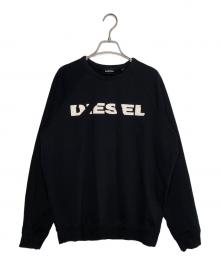 DIESEL（ディーゼル）の古着「DIESEL ディーゼル S-ORESTES-BRO ロゴ スウェット トレーナー」｜ブラック