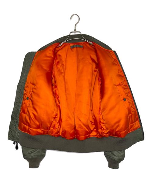 AVIREX（アヴィレックス）AVIREX (アヴィレックス) AVIREX アヴィレックス TOP GUN トップガン ワッペン付 USAF MA-1 フライトジャケット グリーン サイズ:EXTRA LARGEの古着・服飾アイテム