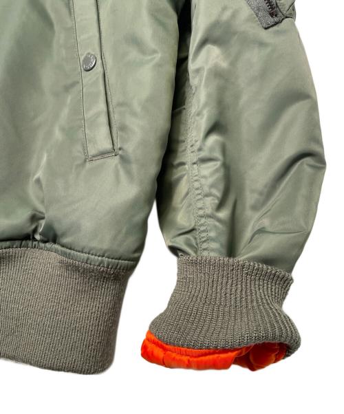 AVIREX（アヴィレックス）AVIREX (アヴィレックス) AVIREX アヴィレックス TOP GUN トップガン ワッペン付 USAF MA-1 フライトジャケット グリーン サイズ:EXTRA LARGEの古着・服飾アイテム