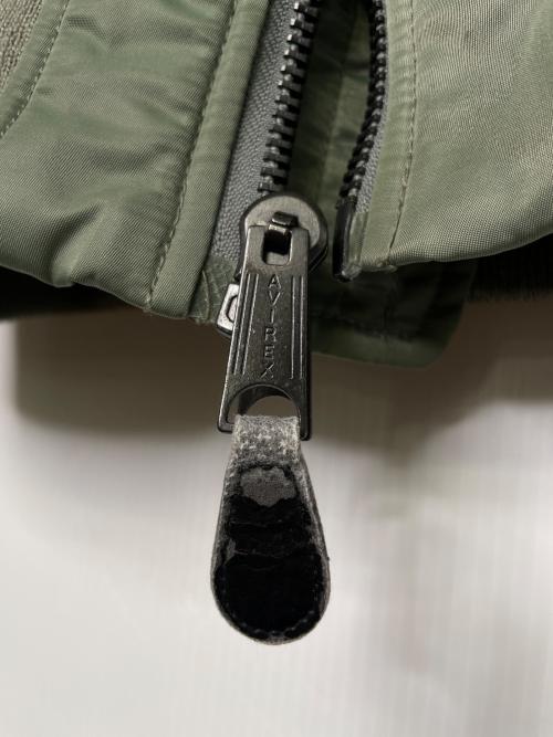 AVIREX（アヴィレックス）AVIREX (アヴィレックス) AVIREX アヴィレックス TOP GUN トップガン ワッペン付 USAF MA-1 フライトジャケット グリーン サイズ:EXTRA LARGEの古着・服飾アイテム