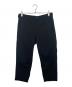 COMME des GARCONS HOMME PLUS（コムデギャルソンオムプリュス）の古着「COMME des GARCONS コムデギャルソンオムプリュス HOMME PLUS クロップドパンツ ウール スラックス」｜ブラック