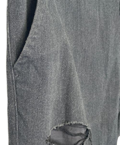 UNDERCOVER（アンダーカバー）UNDERCOVER (アンダーカバー) UNDERCOVER アンダーカバー 2015AW NO BORDER期 クラッシュ ストレッチ チノパンツ サイズ:1の古着・服飾アイテム