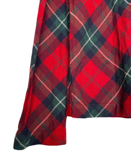 JUNYA WATANABE COMME des GARCONS MAN（ジュンヤ ワタナベ コム デ ギャルソン マン）JUNYA WATANABE COMME des GARCONS MAN ジュンヤ ワタナベ コム デ ギャルソン マン 2002AW HULL MIDDLE SCHOOL HORNETS チェック柄 ウール 長袖シャツ カットソーの古着・服飾アイテム