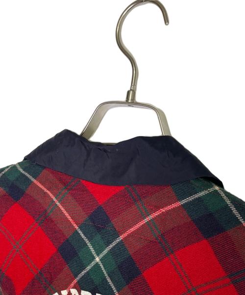 JUNYA WATANABE COMME des GARCONS MAN（ジュンヤ ワタナベ コム デ ギャルソン マン）JUNYA WATANABE COMME des GARCONS MAN ジュンヤ ワタナベ コム デ ギャルソン マン 2002AW HULL MIDDLE SCHOOL HORNETS チェック柄 ウール 長袖シャツ カットソーの古着・服飾アイテム