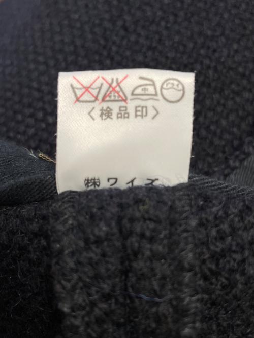 Y's（ワイズ）Y's (ワイズ) Y's ワイズ 80年代 初期タグ ダブルバックルベルト ハイウエスト クロップド ウール パンツ ブラック サイズ:不明の古着・服飾アイテム