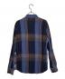 Yohji Yamamoto pour homme (ヨウジヤマモト プールオム) Yohji Yamamoto pour homme ヨウジヤマモト プールオム チェック 織り柄 レーヨン コットン 長袖シャツ ブルー サイズ:S：9000円