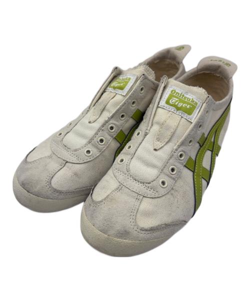 Onitsuka Tiger（オニツカタイガー）Onitsuka Tiger (オニツカタイガー) メキシコ66 ホワイト×グリーン サイズ:24の古着・服飾アイテム
