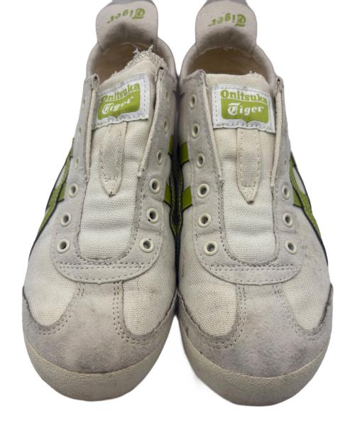 Onitsuka Tiger（オニツカタイガー）Onitsuka Tiger (オニツカタイガー) メキシコ66 ホワイト×グリーン サイズ:24の古着・服飾アイテム