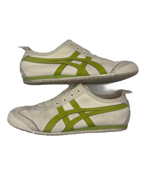 Onitsuka Tiger（オニツカタイガー）Onitsuka Tiger (オニツカタイガー) メキシコ66 ホワイト×グリーン サイズ:24の古着・服飾アイテム