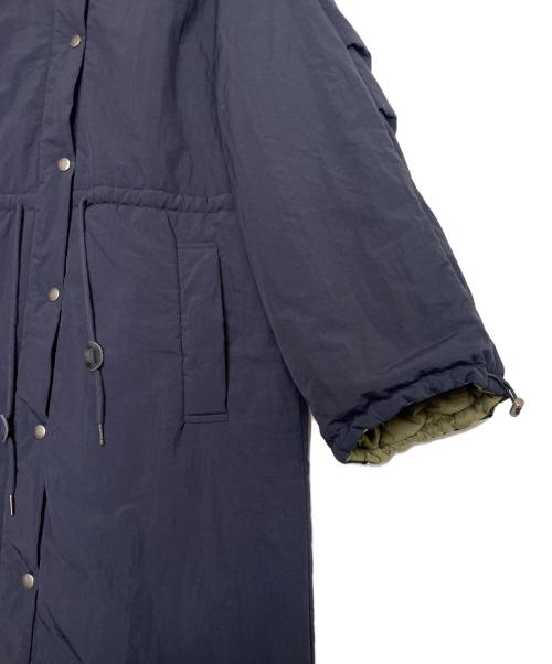 crie confort（クリーコンフォルト）crie confort AZUL by moussy crie confort クリーコンフォルト AZUL by moussy アズールバイマウジー リバーシブル バイカラー 中綿コート カーキ×ブラウン サイズ:Mの古着・服飾アイテム