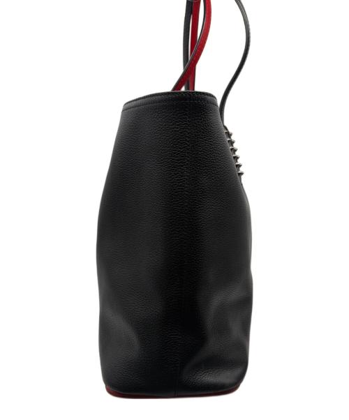 Christian Louboutin（クリスチャン・ルブタン）Christian Louboutin (クリスチャン・ルブタン) CABATA BAG ブラック×レッドの古着・服飾アイテム