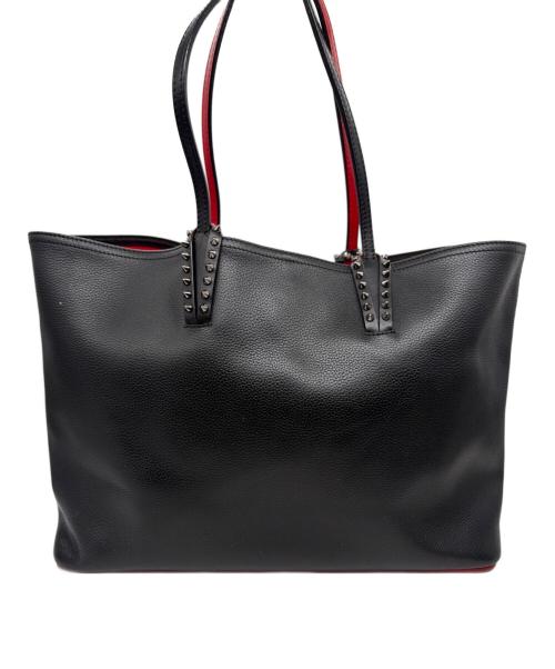Christian Louboutin（クリスチャン・ルブタン）Christian Louboutin (クリスチャン・ルブタン) CABATA BAG ブラック×レッドの古着・服飾アイテム