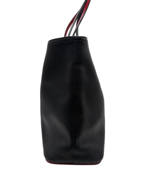 Christian Louboutin（クリスチャン・ルブタン）Christian Louboutin (クリスチャン・ルブタン) CABATA BAG ブラック×レッドの古着・服飾アイテム