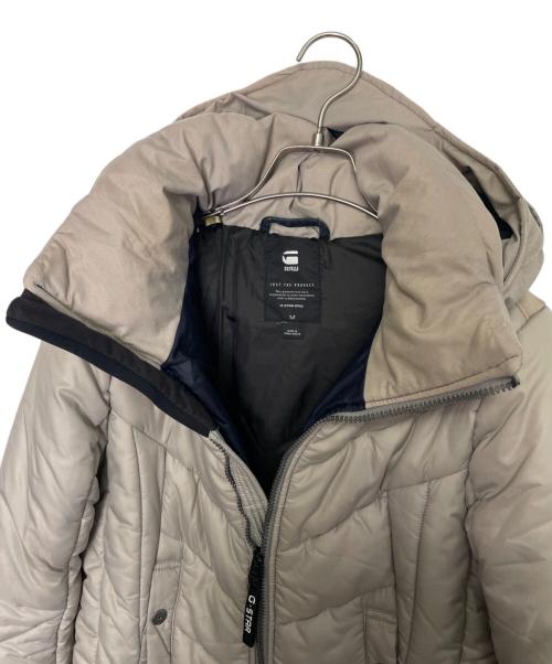 G-STAR RAW（ジースターロゥ）G-STAR RAW (ジースターロゥ) G-STAR RAW ジースターロウ ALASKA HDD LONG JACKET 中綿 ダウンコート ロングダウン ベージュ サイズ:Mの古着・服飾アイテム