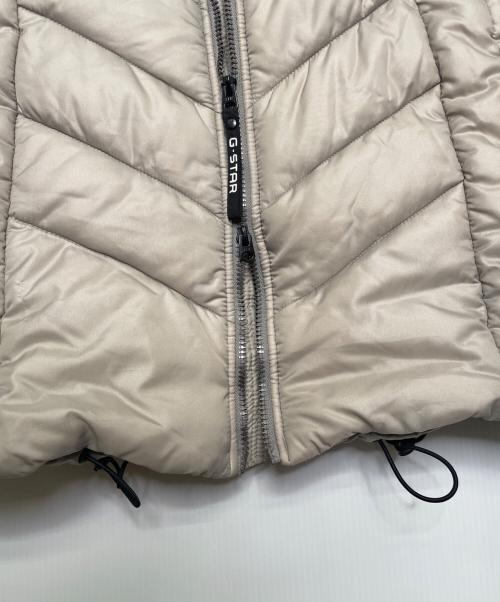 G-STAR RAW（ジースターロゥ）G-STAR RAW (ジースターロゥ) G-STAR RAW ジースターロウ ALASKA HDD LONG JACKET 中綿 ダウンコート ロングダウン ベージュ サイズ:Mの古着・服飾アイテム