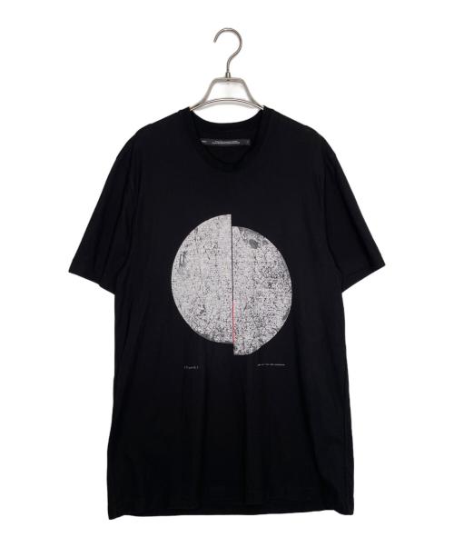 JULIUS（ユリウス）JULIUS (ユリウス) JULIUS ユリウス [ Ungated; ] 月 Moon グラフィック プリント Tシャツ 827CPM1 ブラック×ホワイト サイズ:2の古着・服飾アイテム