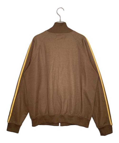FRED PERRY（フレッドペリー）FRED PERRY FRED PERRY フレッドペリー 80's 80年代 月桂樹 ポルトガル製 TWIN TAPE TRACK JACKET ツインテープ トラックジャケット ジャージ ブラウン ブラウン サイズ:Lの古着・服飾アイテム