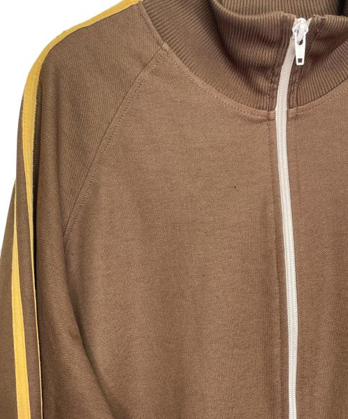 FRED PERRY（フレッドペリー）FRED PERRY FRED PERRY フレッドペリー 80's 80年代 月桂樹 ポルトガル製 TWIN TAPE TRACK JACKET ツインテープ トラックジャケット ジャージ ブラウン ブラウン サイズ:Lの古着・服飾アイテム