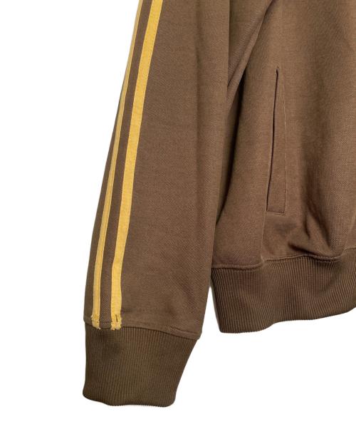 FRED PERRY（フレッドペリー）FRED PERRY FRED PERRY フレッドペリー 80's 80年代 月桂樹 ポルトガル製 TWIN TAPE TRACK JACKET ツインテープ トラックジャケット ジャージ ブラウン ブラウン サイズ:Lの古着・服飾アイテム