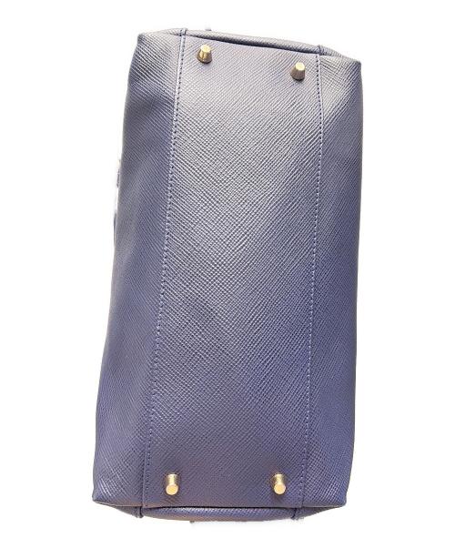 FURLA（フルラ）FURLA (フルラ) トートバッグ ブルー×ゴールドの古着・服飾アイテム