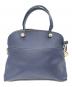 FURLA (フルラ) トートバッグ ブルー×ゴールド：7000円