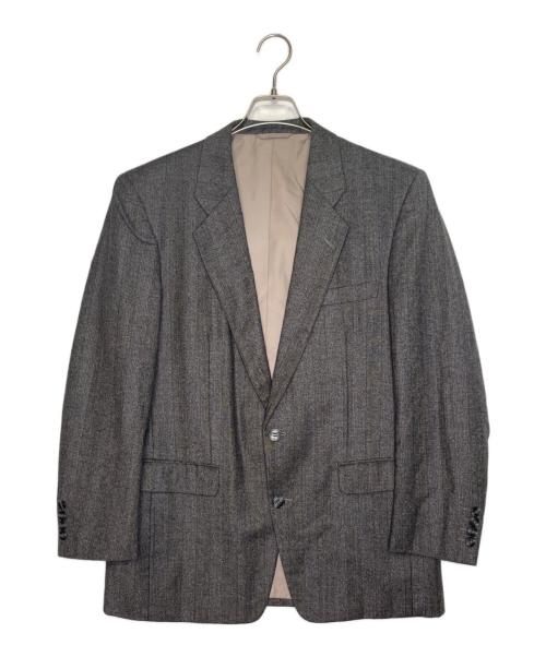 Christian Dior MONSIEUR（クリスチャンディオールムッシュ）Christian Dior MONSIEUR Christian Dior MONSIEUR クリスチャンディオール ムッシュ オーバーチェック シングル 2ボタン ウール スーツ セットアップ 裏地CD柄の古着・服飾アイテム