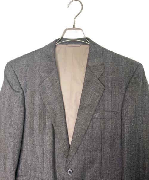 Christian Dior MONSIEUR（クリスチャンディオールムッシュ）Christian Dior MONSIEUR Christian Dior MONSIEUR クリスチャンディオール ムッシュ オーバーチェック シングル 2ボタン ウール スーツ セットアップ 裏地CD柄の古着・服飾アイテム