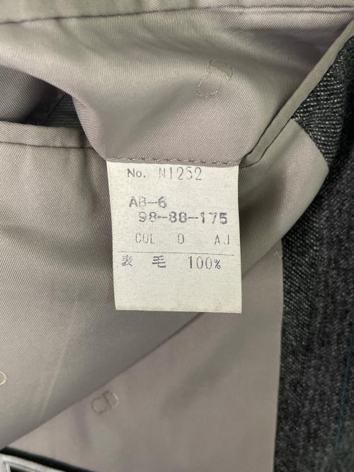 Christian Dior MONSIEUR（クリスチャンディオールムッシュ）Christian Dior MONSIEUR Christian Dior MONSIEUR クリスチャンディオール ムッシュ オーバーチェック シングル 2ボタン ウール スーツ セットアップ 裏地CD柄の古着・服飾アイテム