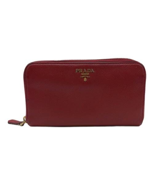 PRADA（プラダ）PRADA (プラダ) 長財布 レッドの古着・服飾アイテム
