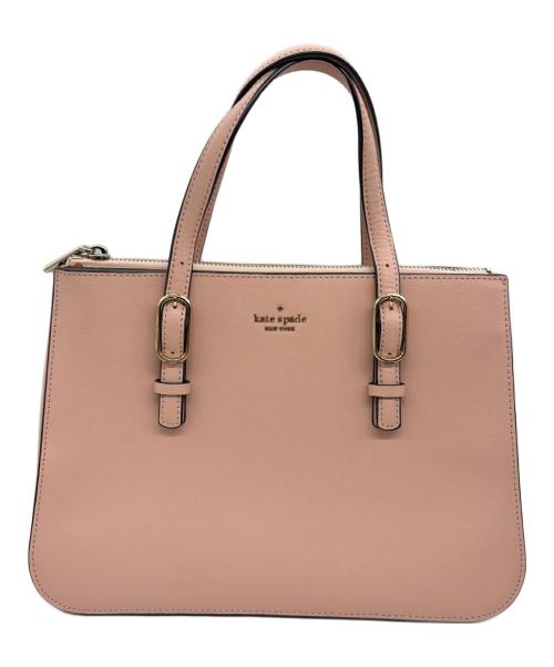 Kate Spade（ケイトスペード）Kate Spade (ケイトスペード) トートバッグ ピンク×ゴールドの古着・服飾アイテム
