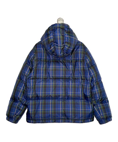 PS Paul Smith（ＰＳポールスミス）PS Paul Smith (ＰＳポールスミス) PS Paul Smith ＰＳポールスミス ブランケットチェック ダウンジャケット ブルー×ブラック サイズ:Lの古着・服飾アイテム
