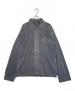 RRL「RRL ダブルアールエル 00's USMC M44 HBT サンプリング ヘリンボーンツイル デニムジャケット」