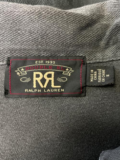 RRL（ダブルアールエル）RRL (ダブルアールエル) RRL ダブルアールエル USMC M44 HBT型 ヘリンボーン デニムジャケット ブラック サイズ:Mの古着・服飾アイテム