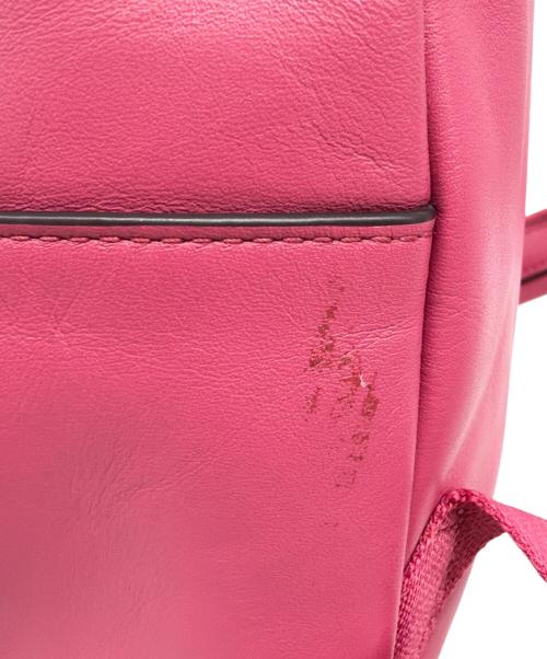 COACH（コーチ）COACH (コーチ) リュック ブラウン×ピンクの古着・服飾アイテム