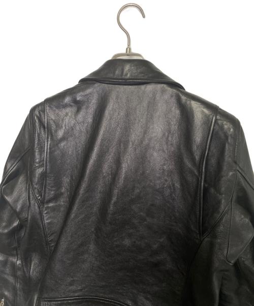 beautiful people（ビューティフルピープル）beautiful people beautiful people ビューティフルピープル VINTAGE LEATHER RIDERS JACKET ヴィンテージレザー ライダースジャケット ダブルライダース  ブラック サイズ:190の古着・服飾アイテム