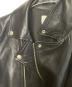 中古・古着 beautiful people beautiful people ビューティフルピープル VINTAGE LEATHER RIDERS JACKET ヴィンテージレザー ライダースジャケット ダブルライダース  ブラック サイズ:190：45000円