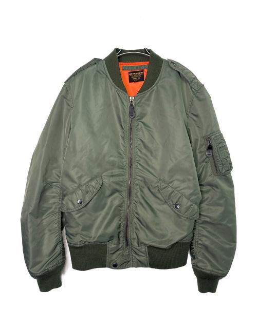 AVIREX（アヴィレックス）AVIREX (アヴィレックス) フライトジャケット オリーブ サイズ:2XLの古着・服飾アイテム