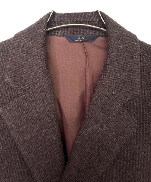 BROOKS BROTHERS（ブルックスブラザーズ）BROOKS BROTHERS (ブルックスブラザーズ) ウールコート  346 ブラウン サイズ:40Rの古着・服飾アイテム