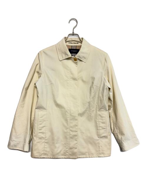 BURBERRY LONDON（バーバリーロンドン）BURBERRY LONDON (バーバリーロンドン) ステンカラーコート アイボリー サイズ:Mの古着・服飾アイテム