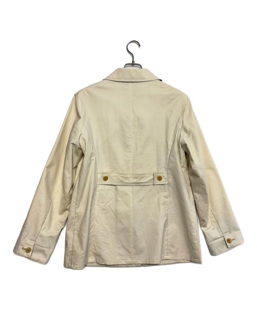BURBERRY LONDON（バーバリーロンドン）BURBERRY LONDON (バーバリーロンドン) ステンカラーコート アイボリー サイズ:Mの古着・服飾アイテム