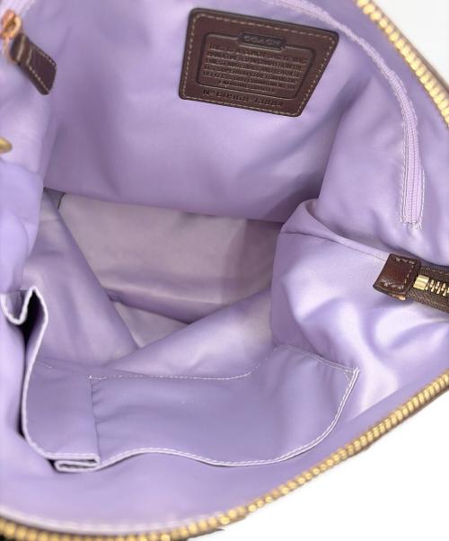COACH（コーチ）COACH (コーチ) ショルダーバッグ ベージュ×ブラウンの古着・服飾アイテム