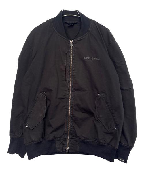 APPLEBUM（アップルバム）APPLEBUM (アップルバム) MA-1ジャケット ブラック サイズ:Lの古着・服飾アイテム
