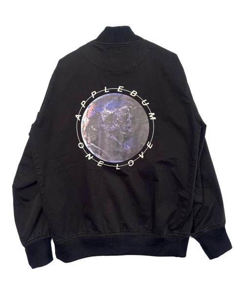 APPLEBUM（アップルバム）APPLEBUM (アップルバム) MA-1ジャケット ブラック サイズ:Lの古着・服飾アイテム