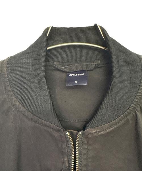 APPLEBUM（アップルバム）APPLEBUM (アップルバム) MA-1ジャケット ブラック サイズ:Lの古着・服飾アイテム