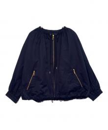 Noble（ノーブル）の古着「ギャザーオーバーサイズブルゾン」｜ネイビー