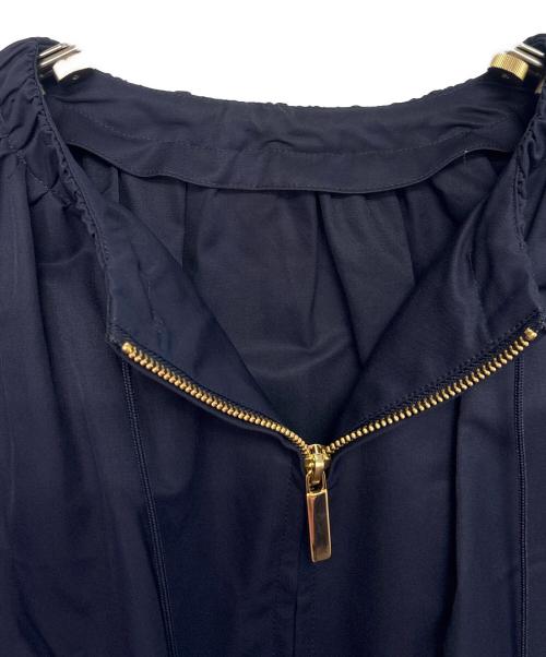 Noble（ノーブル）Noble (ノーブル) ギャザーオーバーサイズブルゾン ネイビー サイズ:38の古着・服飾アイテム