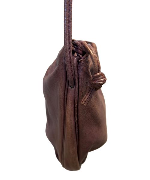 LOEWE（ロエベ）LOEWE (ロエベ) 巾着ショルダーバッグ パープルの古着・服飾アイテム