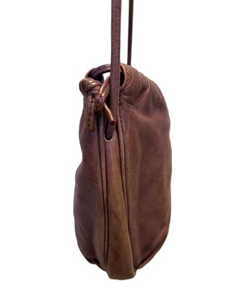 LOEWE（ロエベ）LOEWE (ロエベ) 巾着ショルダーバッグ パープルの古着・服飾アイテム