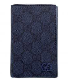 GUCCI（グッチ）の古着「GUCCI グッチ CG パスポートケース インテリア ブルー」｜ネイビー×ブルー